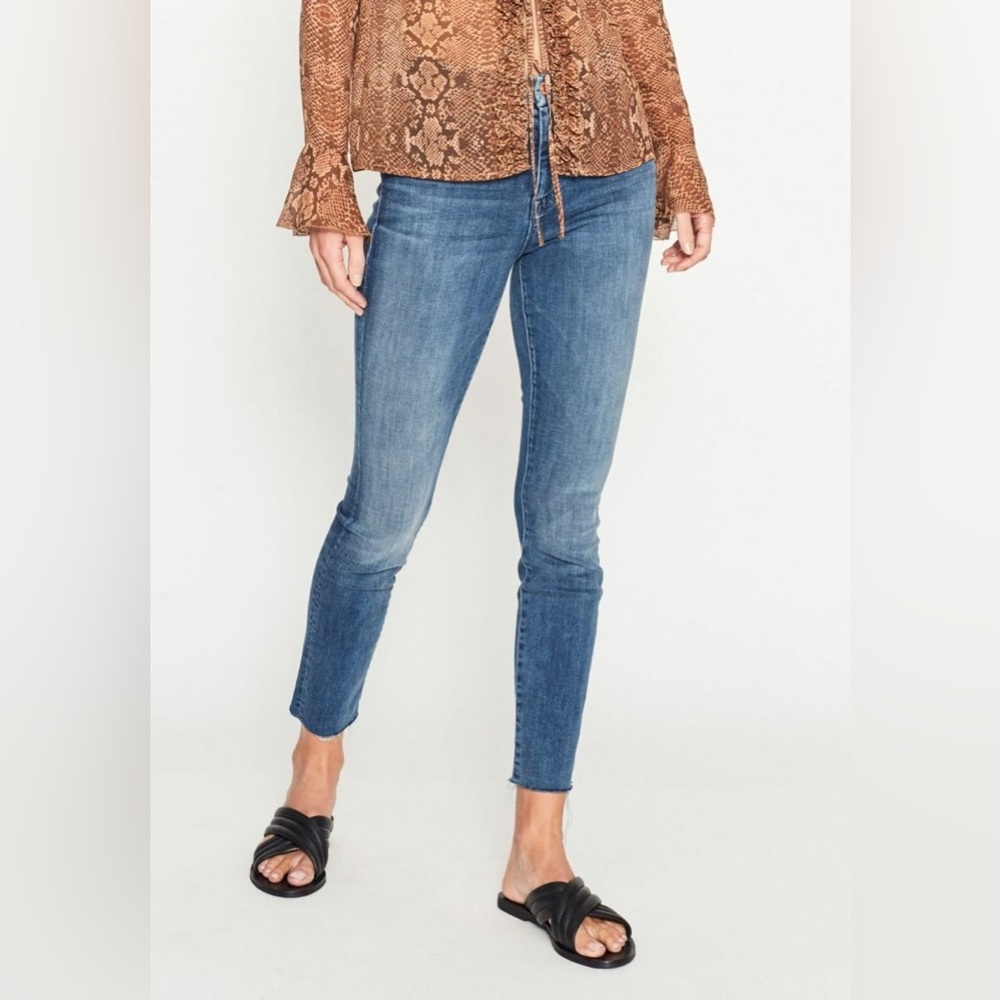 MOTHER Blue Ankle & Cropped Jeans